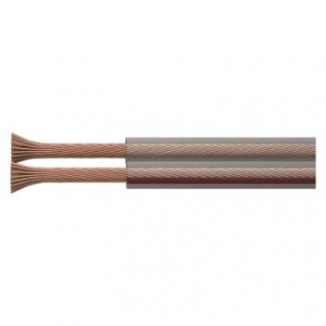 Dvojlinka ECO 2x2,5mm, průhledná, 100m