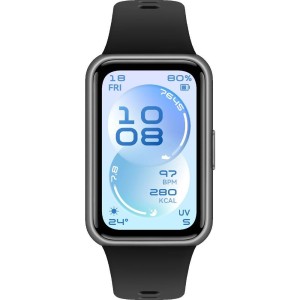 Band 11 Black Fluoroelastom.Strap HUAWEI