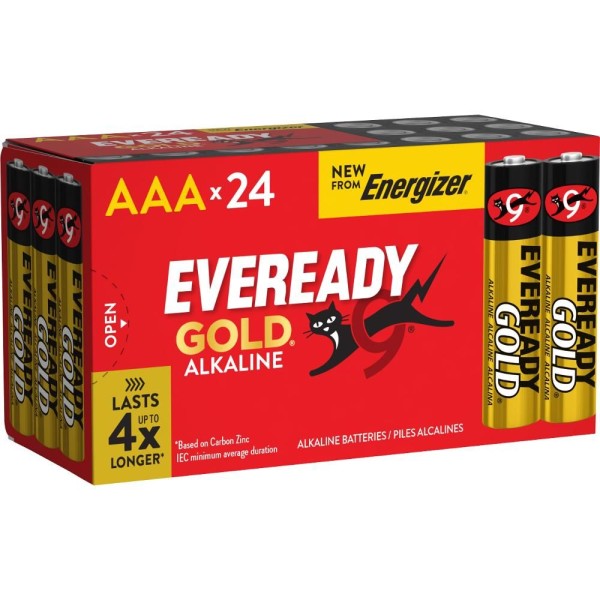 Eveready Gold AAA DP24 box alk ENERGIZER