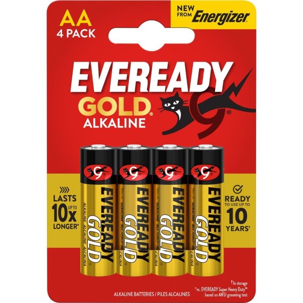 Eveready Gold AA/4 BL4 alkal. ENERGIZER