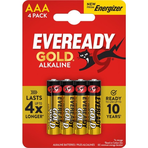 Eveready Gold AAA/4 BL4 alkal. ENERGIZER