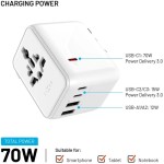 Voyager 70W - 3x USB-C a 2x USB-A FIXED