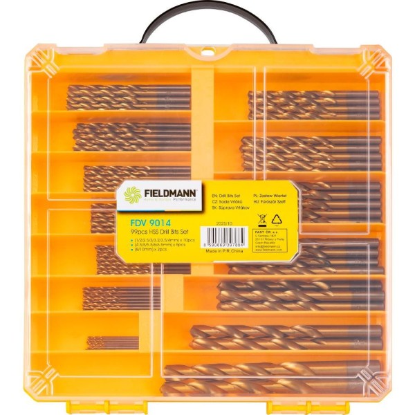 FDV 9014 Sada vrtáků 99 ks FIELDMANN