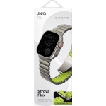 Strova Flex řemínek stříbrný/zelený UNIQ