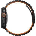 Strova Flex řemínek stříbrný/oranž. UNIQ