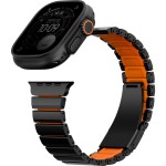 Strova Flex řemínek stříbrný/oranž. UNIQ