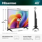 40A4S LED TV HISENSE