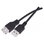 USB kabel 2.0 A vidlice - A zásuvka 2m