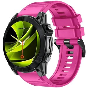 Easy Strap Silicone Watch 22mm Pink MO