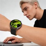 Easy Strap Magnet.Watch 22mm Bk/Yell MO