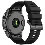 Easy Strap Silicone Watch 22mm Black MO