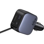 60W nab.do auta USB-C/USB-A+kabel UGREEN