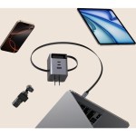 100W GaN 2xUSB-C/USB-A+zat.kabel UGREEN