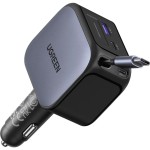 145W nab.do auta 2xUSB-C/USB-A+kabUGREEN