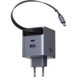 65W GaN USB-C/USB-A+zatah.kabel UGREEN