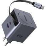 65W GaN USB-C/USB-A+zatah.kabel UGREEN