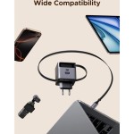 65W GaN USB-C/USB-A+zatah.kabel UGREEN