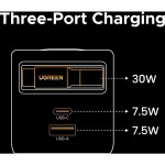 45W GaN USB-C/USB-A+zatah.kabel UGREEN