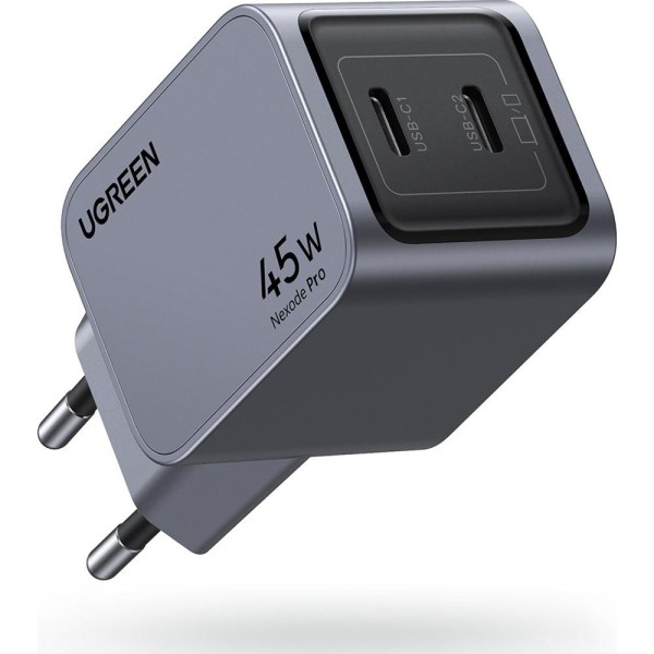 45W GaN nabíječka 2xUSB-C UGREEN