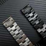 Titanový řemínek QuickFit 22 Černý CUBE1