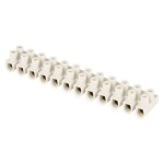 Šroubová svorkovnice 12× 6–10 mm2, 450 V, bílá