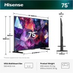 75E7S PRO QLED TV HISENSE