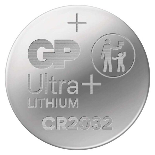 Lithiová knoflíková baterie GP Ultra plus CR2032, 4+1 ks