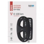 Venkovní anténa EMOS EM-9086, 0–100 km DVB-T2