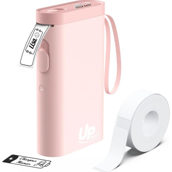 UP21-PINK Štítkovač StickEasy UPRINT