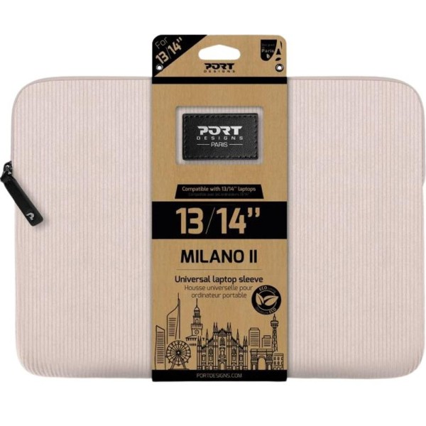 MILANO II ECO Laptop Sleeve PORT DESIGNS