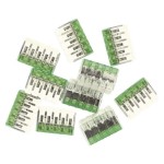Páčková spojovací svorka 5× 0,2–4 mm2, 10 ks