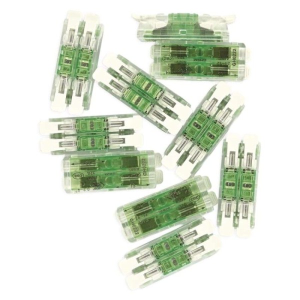 Přímá páčková spojovací svorka 4× 0,2–4 mm2, 10 ks