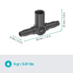 MDS T-kus pro rozpraš.trys 4,6mm GARDENA