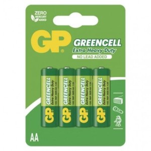 Zinková baterie GP Greencell AA (R6)