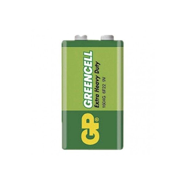 Zinková baterie GP Greencell 9V (6F22)