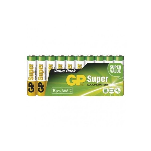 GP Super Alkaline AAA 10ks 1013100102