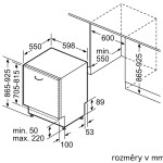 SBH4ECX28E MYČKA 60 CM VESTAVNÁ BOSCH