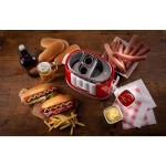 206 HOTDOGOVAČ ČERVENÝ ARIETE