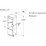 KIR41NSE0 CHLADNIČKA KOMBI VEST. BOSCH