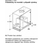 DBB85CC60 ODSAVAČ PAR VESTAVNÝ BOSCH