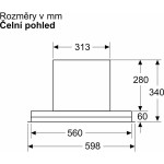 DBB65CC60 ODSAVAČ PAR VESTAVNÝ BOSCH