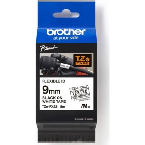 TZEFX221 Páska 9mm ČB Lam. BROTHER