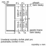 KIN86ADB0 CHLADNIČKA KOMBI VEST. BOSCH