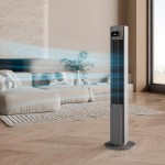 DXTF01 ELEVATE TOWER VENTILÁT. ŠEDÝ DUUX