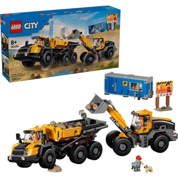 60494 Sklápěč a čelní nakladač LEGO