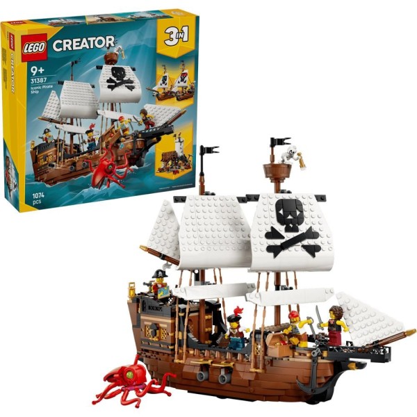 31387 Kultovní pirátská loď LEGO