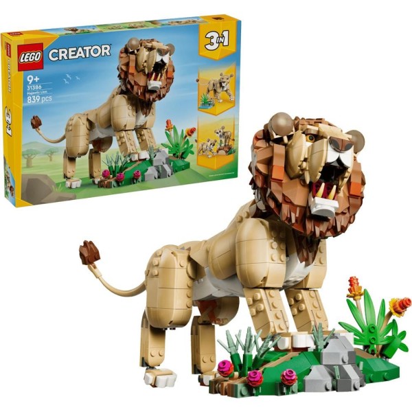 31386 Divoká zvířata Majestátní lev LEGO