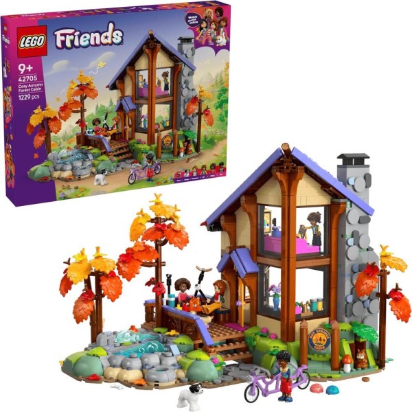 42705 Útulná chata v podzimním lese LEGO