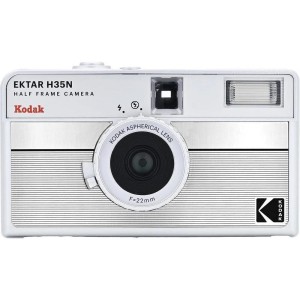 EKTAR H35N Camera Striped Silver KODAK