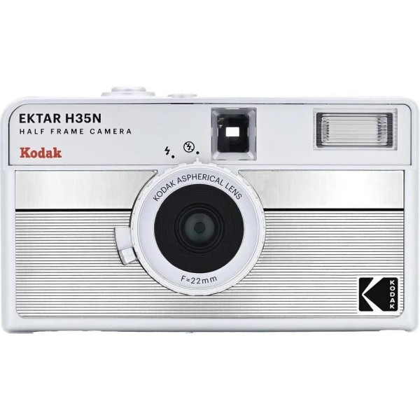 EKTAR H35N Camera Striped Silver KODAK